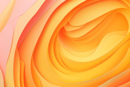 Abstract Orange and Pink Swirls Backgroundの素材