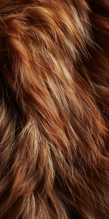 Close-up of Textured Wavy Hairの素材