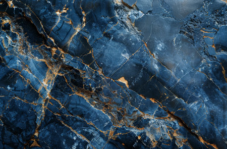 Elegant blue marble texture with natural patternsの素材