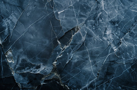 Dark blue cracked ice textureの素材