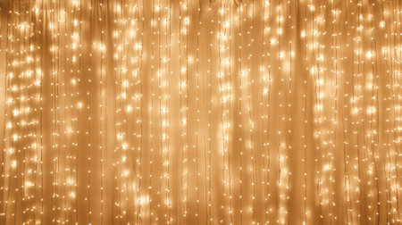 Golden Curtain of Fairy Lightsの素材