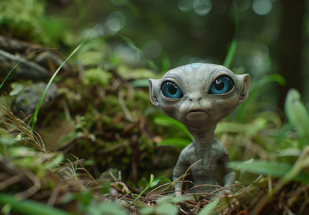 Fantasy Creature in a Mystical Forestの素材