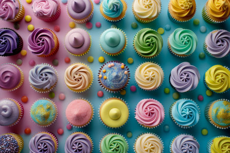 Colorful Cupcake Assortmentの素材