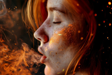 Glowing Ethereal Portraitの素材