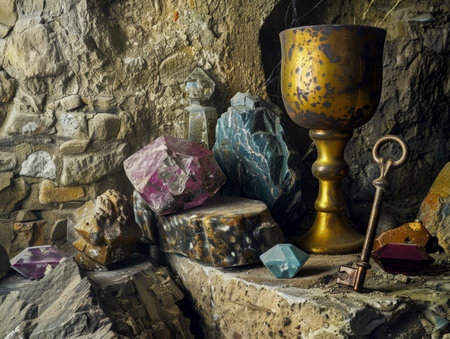 Mystical Crystals and Antique Artifactsの素材