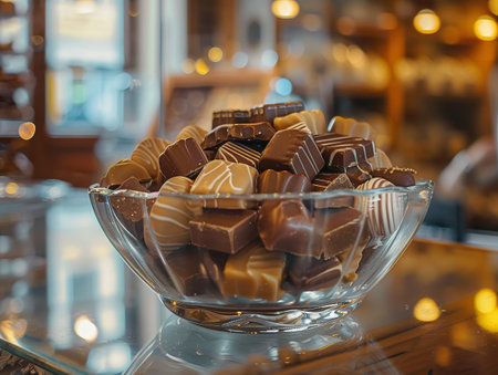 Assortment of Delicious Chocolate Candiesの素材