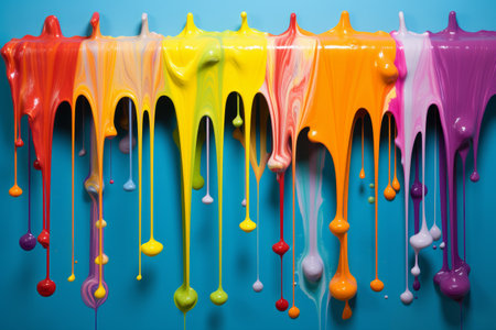 Vibrant Dripping Paint Texturesの素材