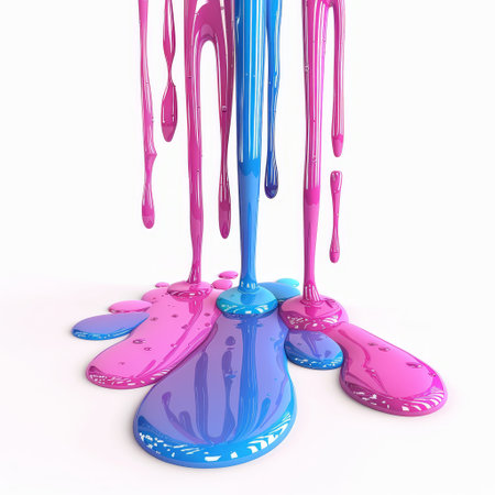 Vibrant Liquid Art Compositionの素材