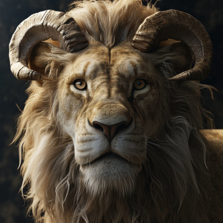 Majestic Lion Portraitの素材