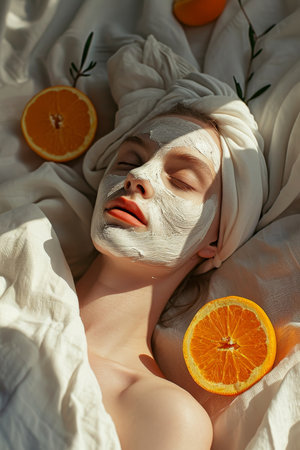 Relaxing spa day with natural ingredientsの素材