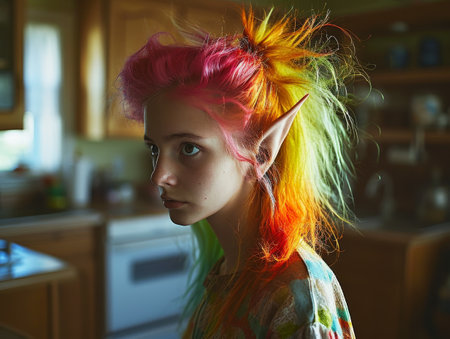 Colorful Elf-Like Portraitの素材