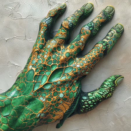 Intricate Reptilian Artworkの素材