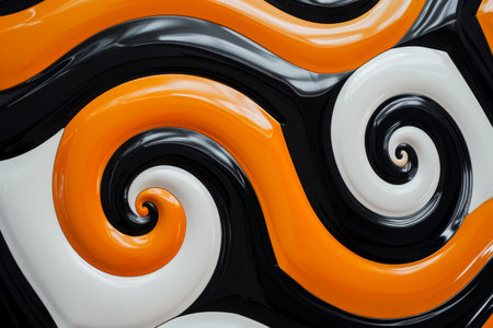 Vibrant Swirling Patternsの素材