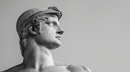 ancient greek statue profileの素材