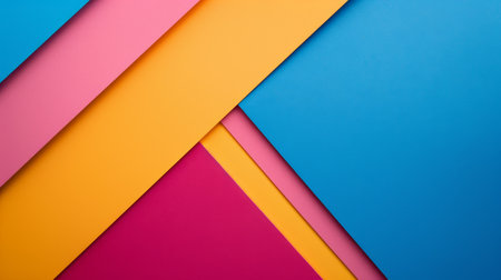 vibrant geometric background with overlapping shapesの素材