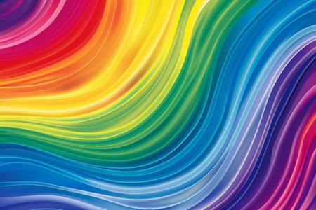 Vibrant rainbow abstract backgroundの素材