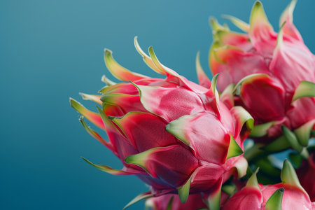 Close-up of vibrant pink tropical flowerの素材