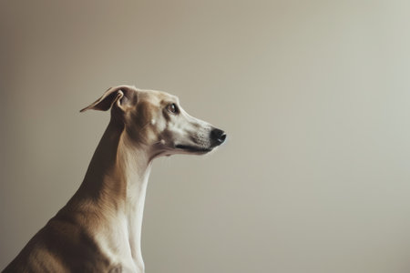 Thoughtful dog portraitの素材