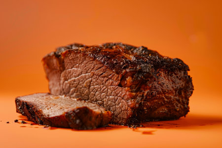 Delicious barbecue beef brisketの素材