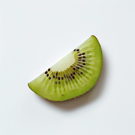 Slice of fresh kiwi fruitの素材