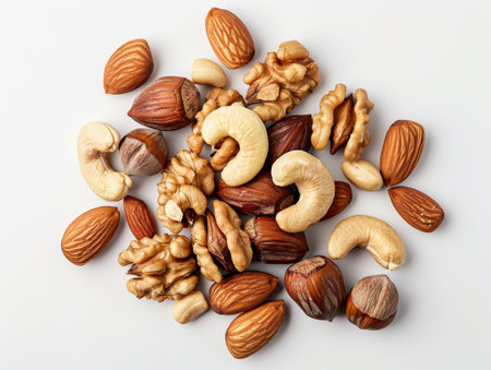 Assortment of various nutsの素材