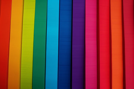 Vibrant rainbow colored backgroundの素材