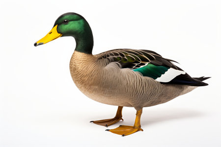 Colorful duck with vibrant feathersの素材