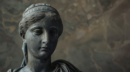ancient greek statue of a womanの素材