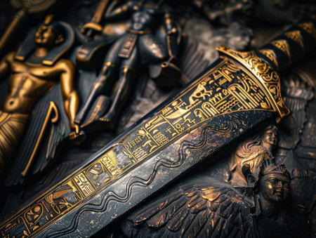 ancient egyptian hieroglyphic artifactの素材