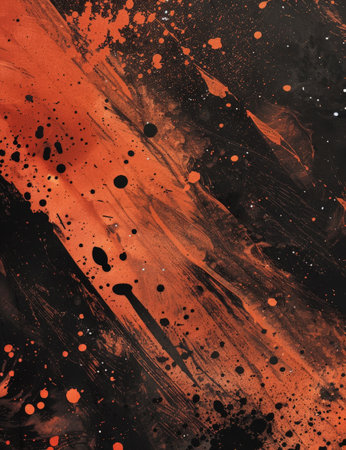 Vibrant abstract paint splatter backgroundの素材