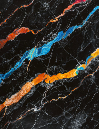 Vibrant marble texture with swirling patternsの素材