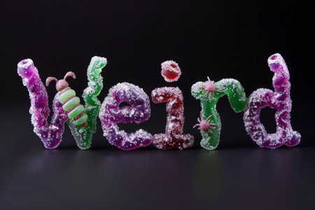 Colorful Frozen Candy Shapesの素材