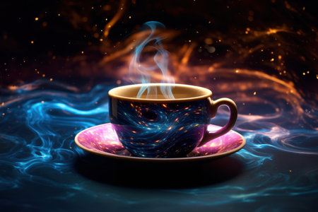 Mystical Steaming Cup of Coffeeの素材