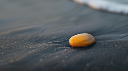 Smooth stone on wet surfaceの素材