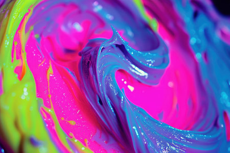 Vibrant abstract fluid art backgroundの素材
