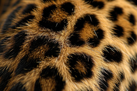 Close-up of a furry animal's faceの素材