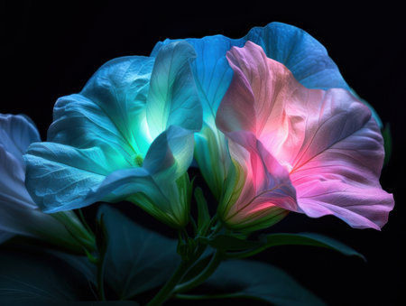 Vibrant floral abstractの素材