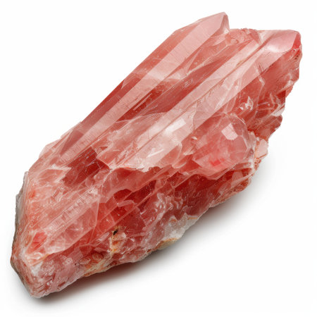 Vibrant red crystal mineral specimenの素材