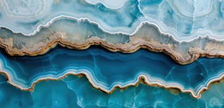 Stunning blue and gold agate crystal patternの素材