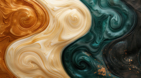 Mesmerizing abstract fluid art backgroundの素材