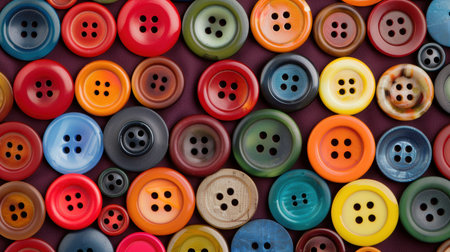 Colorful buttons backgroundの素材