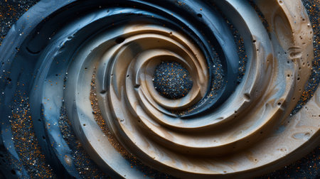 Swirling cosmic galaxy abstract backgroundの素材