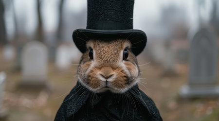 Rabbit in a top hatの素材