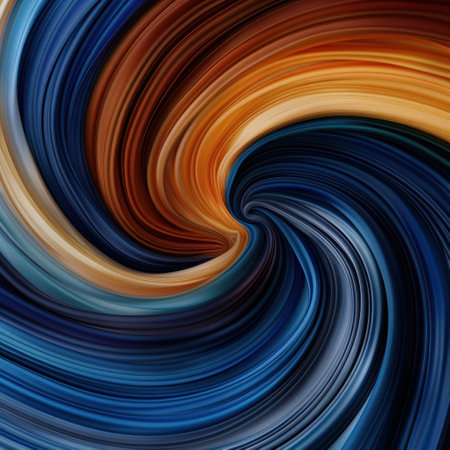 Vibrant swirling abstract backgroundの素材