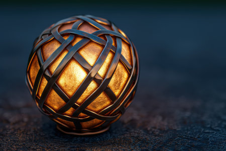 Intricate woven light fixtureの素材