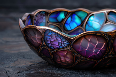 Vibrant Stained Glass Textureの素材