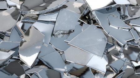 Shattered glass abstract backgroundの素材