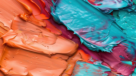 Vibrant abstract paint texturesの素材