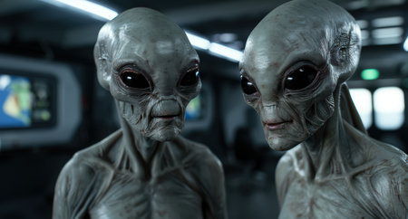 Alien Encounter in Spacecraftの素材