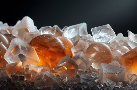 Vibrant Quartz Crystal Formationsの素材